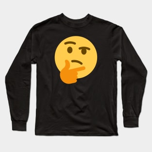 Thinking Emoji Long Sleeve T-Shirt